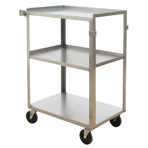 Wesco 260292 Shelf Carts Shelf Carts, 3 Tiers, 15-3/4" W x 32" H x 24" D, 500 lbs. Capacity - Each