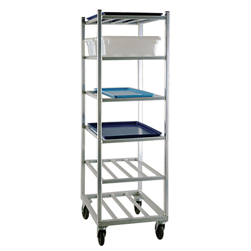 New Age Industrial 1356 Shelf Cart Shelf Cart, 6 Tiers, 20-7/8" W x 67" H x 27" D, 450 lbs. Capacity - Each