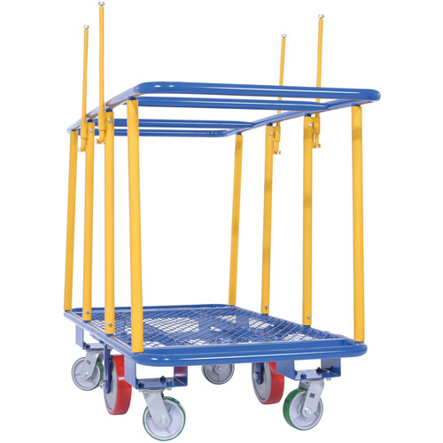 Vestil PANEL-H Horizontal Panel Cart Horizontal Panel Cart, 63-7/16" x 28-1/2" x 40-15/16", 2000 lbs. Capacity - Each
