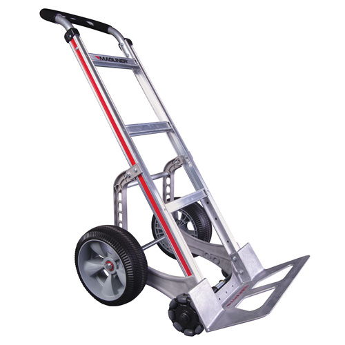 Magliner HRA119UAE2A Self-Stabilizing Hand Truck, Continuous Handle, Aluminum, 55'' Height, 500 lbs. Capacity-(Each)