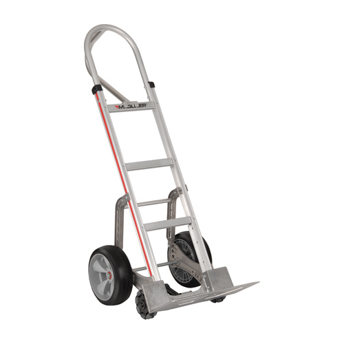 Magliner HRA15AUAE2A Self-Stabilizing Hand Truck, P-Handle Handle, Aluminum, 55'' Height, 500 lbs. Capacity-(Each)