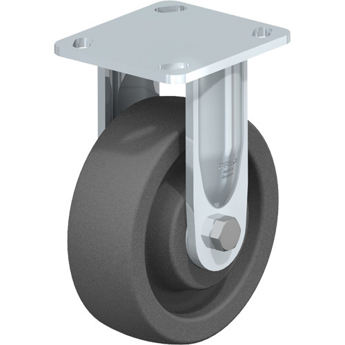 Blickle BEHS-SPOG 150K-14 Impact-Resistant Caster, Rigid, 6" (152.4 mm), Nylon, 1250 lbs. (567 kg.)-(Each)