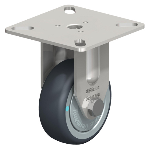 Blickle BPXA-TPA 50KFD Caster, Rigid, 2" (51 mm), Thermoplastic Rubber-Elastomer, 110 lbs. (50 kg.)-(Each)