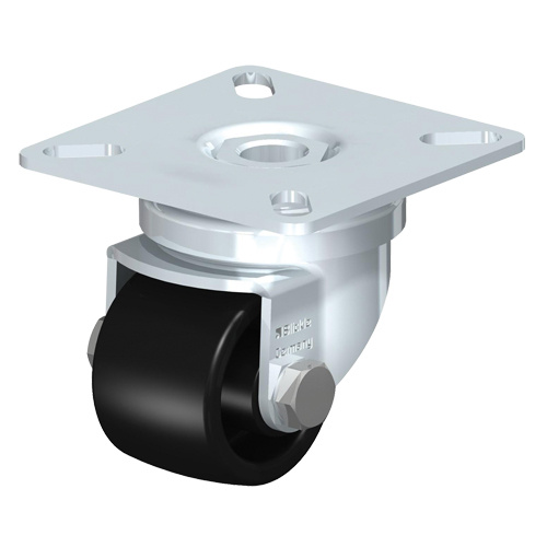 Blickle LPA-POA 35G Low-Profile Caster, Swivel, 1-3/8" (35 mm), Nylon, 165 lbs. (75 kg.)-(Each)