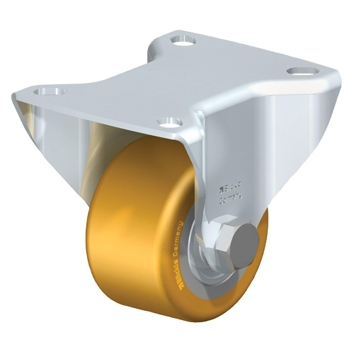 Blickle BK-VSTH 65K Low-Profile Caster, Rigid, 2-1/2" (63.5 mm), Polyurethane, 440 lbs. (199.58 kg.)-(Each)
