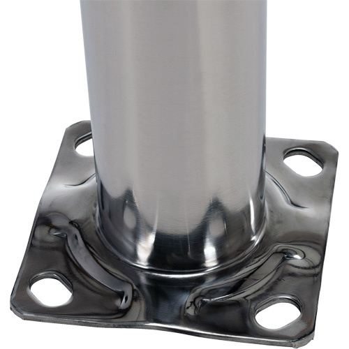 Vestil BOL-SS-36-4.5 Safety Bollard Safety Bollard, Stainless Steel, 36" H x 8" W, Silver - Each