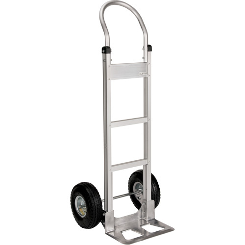KLETON MO895 Knocked Down Hand Truck, Continuous Handle, Aluminum, 49-5/8" Height, 500 lbs. Capacity-(Each)