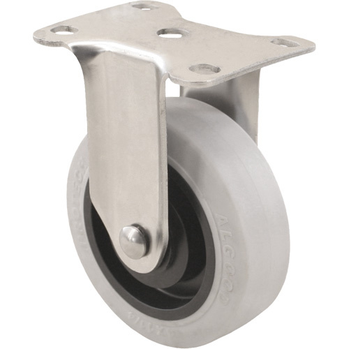 Algood R2349-A27D-UG 2309 Caster 2309 Caster, Rigid, 4" (101.6 mm), Envirothane™ Grey, 350 lbs. (158.8 kg.) - Each