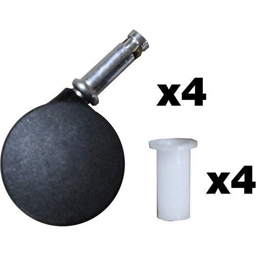 Rubbermaid Specialmade FG7805L20000 Sturdy Chair™ High Chair Caster Kit Sturdy Chair™ High Chair Caster Kit - Each