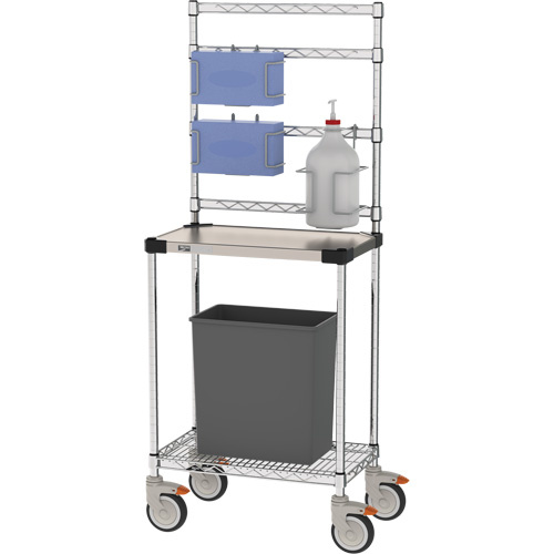 Metropolitan Wire CR142454-SNST Sanitizer Station Sanitizer Station, Stainless Steel, 24" x 60" x 14", 900 lbs. Capacity - Each