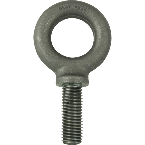 Gray Tools AS24 Alloy Steel Eye Bolt Alloy Steel Eye Bolt, 1-1/2" Dia., 2" L, 6400 lbs./6400 lbs. (3.2 tons) Capacity - Each