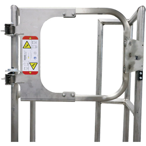 PS Doors LSG-3040-304SW EdgeHalt® Ladder Safety Gate EdgeHalt<sup>®</sup> Ladder Safety Gate, 20-7/8" H x 30"- 40" W - Each
