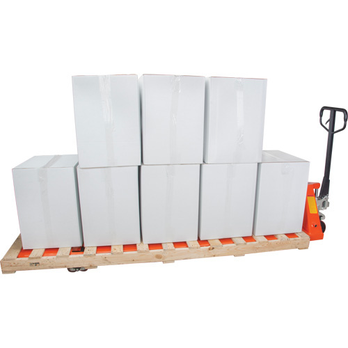 KLETON 8' Long Fork Hydraulic Pallet Trucks 8' Long Fork Hydraulic Pallet Trucks, 96" L x 27" W, 4400 lbs. Capacity - Each