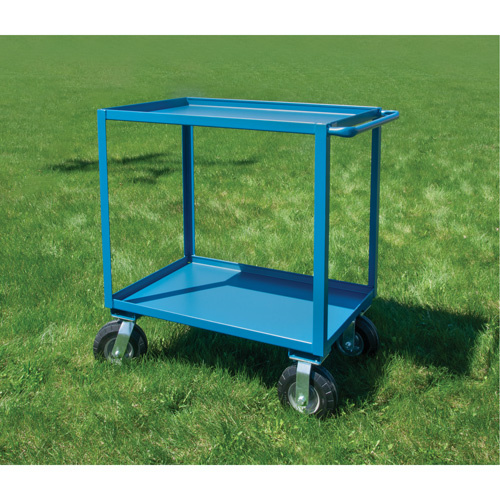 KLETON MQ158 Outdoor Shelf Cart, 2 Tiers, 18" W x 39" H x 33" D, 1200 lbs. Capacity-(Each)