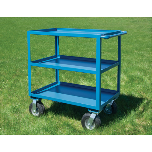 KLETON MQ161 Outdoor Shelf Cart, 3 Tiers, 18" W x 39" H x 33" D, 1200 lbs. Capacity-(Each)
