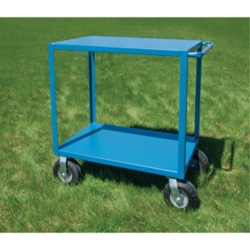 KLETON MQ164 Outdoor Shelf Cart, 2 Tiers, 18" W x 39" H x 33" D, 1200 lbs. Capacity-(Each)