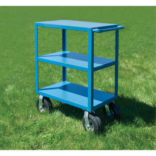 KLETON MQ167 Outdoor Shelf Cart, 3 Tiers, 18" W x 39" H x 33" D, 1200 lbs. Capacity-(Each)