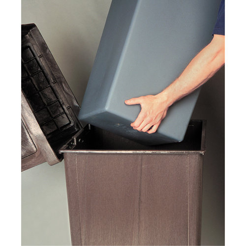 Rubbermaid FG356600GRAY Landmark Series® Classic Containers - Rigid Liners Landmark Series<sup>®</sup> Classic Containers - Rigid Liners, 24.67 US gal. - Each