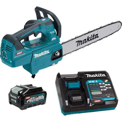 Makita UC005GM101 XGT Cordless Brushless Top Handle Chainsaw XGT Cordless Brushless Top Handle Chainsaw, 16", Battery Powered, 40 V - Each