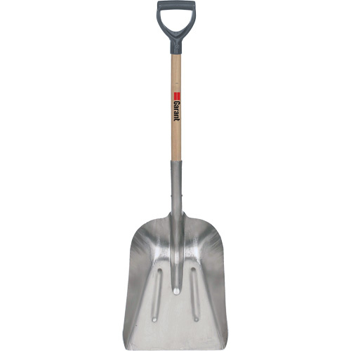 Garant BAG08 #8 Grain Scoop Shovel #8 Grain Scoop Shovel, Wood, Aluminum Blade, D-Grip Handle, 29" Length - Each