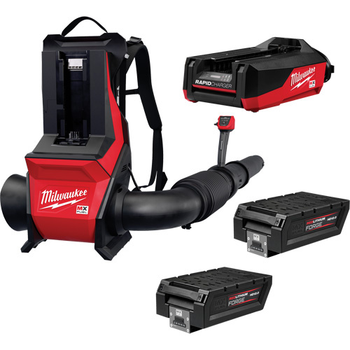 Milwaukee MXF600-2HD MX FUEL Backpack Blower Kit, 190 MPH Output, Battery Powered-(Each)