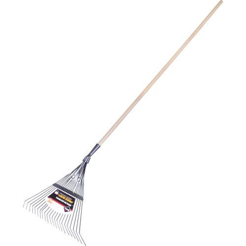 Garant GLR22 Pro™ Fan Rake Pro™ Fan Rake, 24" Blade, 22 Tines, Hardwood Handle, Steel Blade - Each