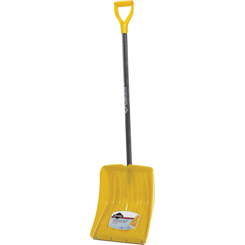 Garant AP139KDR Alpine Snow Shovel, Polypropylene Blade, 13-9/10" Wide, D-Grip Handle, Wearstrip Included-(Each)