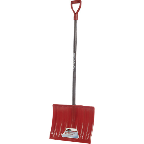 Garant NPW18KD Nordic Snow Shovel, Polypropylene Blade, 17-3/4" Wide, D-Grip Handle-(Each)
