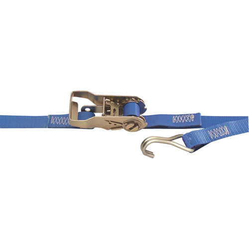 Kinedyne 711386PK Heavy-Duty Utility Straps Heavy-Duty Utility Straps, Wire Hook, 1" W x 13' L, 167 lbs. (76 kg) Working Load Limit - Each
