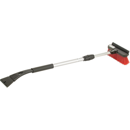 Mallory 511-E Snow Brooms Snow Brooms, Telescopic, Nylon Polyethylene Blade, 36" Long, Red - Each
