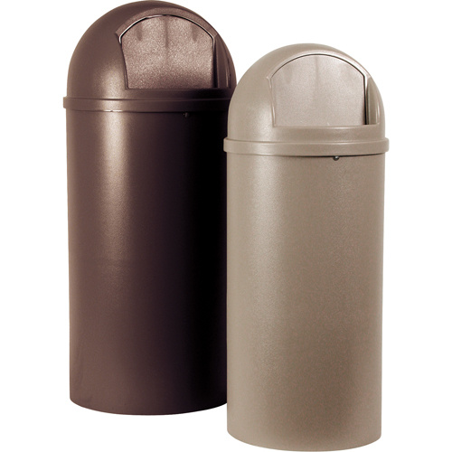 Rubbermaid FG816088BEIG Marshal® Classic Containers Marshal<sup>®</sup> Classic Containers, Polyethylene, 15 US gal. - Each