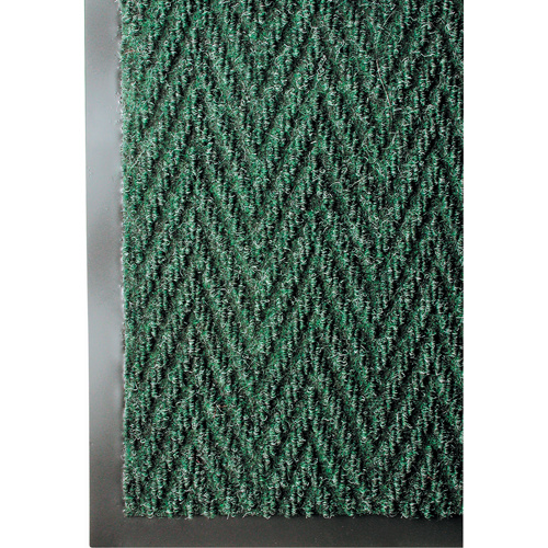 Mat Tech 15M309SM-4 Chevron Matting, Scraper/Wiper, 3' x 4' x 5/16", Green-(Each)