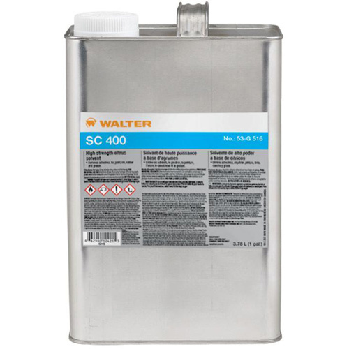 Walter Surface Technologies 53G516 SC 400™ Natural Cleaner & Degreaser SC 400™ Natural Cleaner & Degreaser, 3.78 L - Can