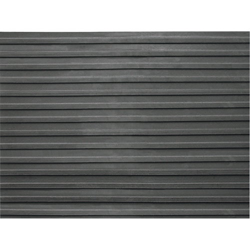 Pliflex RMBW-.125-24 Entrance Mats Entrance Mats, Runner, 2' x lin.ft x 1/8", Black - Foot