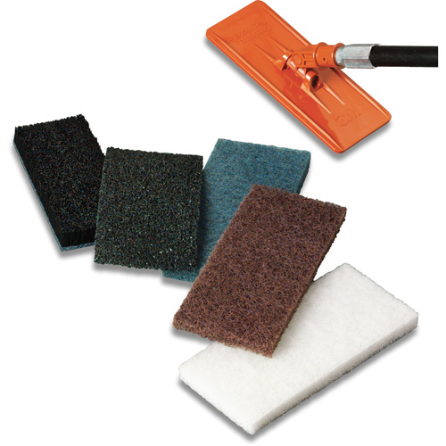 3M F-8531-4-5/8X10 Doodlebug Scrub 'n Strip Pad, 10" L x 4-6/10" W-(Pack of 5)