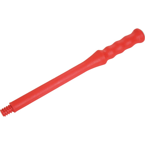 Mallory 115 RED Handle Handle, Plastic, Ergonomic, Threaded Taper Tip, 15-3/4" Length - Each