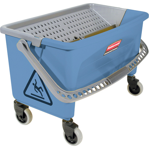 Rubbermaid FGQ93000BLUE Microfibre Finishing Bucket Microfibre Finishing Bucket, 10.75 US Gal. (43 qt.) Capacity, Blue - Each