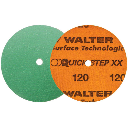 Walter Surface Technologies 15V512 Quick-Step XX™ Sanding Disc Quick-Step XX™ Sanding Disc, 5" Dia., 120 Grit, Ceramic - Each