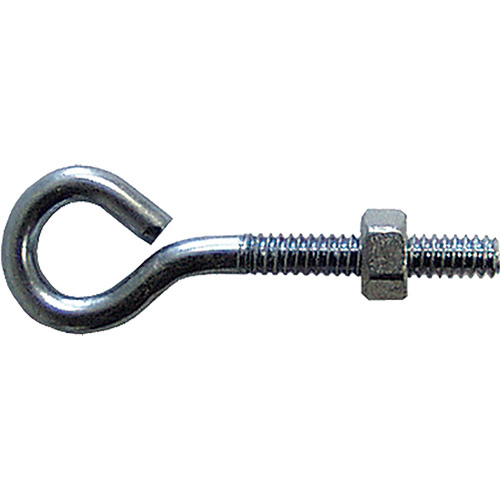 Eye Bolt Eye Bolt, 3/8" Dia., 6" L, Zinc Plated - Each