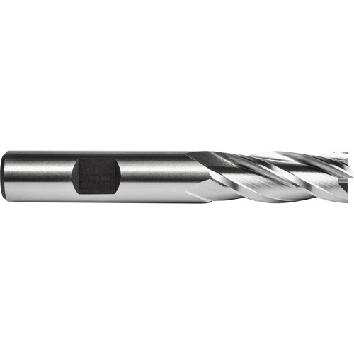 Dormer 7647983 End Mill, 1" Dia., 4-1/2" L, 4 Flutes, 1" Shank, High Speed Steel-(Each)
