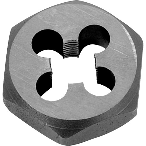 Union Butterfield 8789407 Hexagon Rethreading Bolt Die Hexagon Rethreading Bolt Die, 11/16" Dia., 5/16"-18 Thread, Chromium Steel - Each
