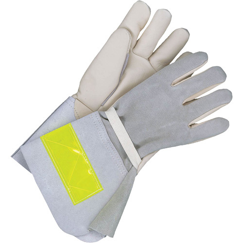 Bob Dale Gloves 64-9-1268FR-11 Utility Gloves with 5"" Cuff Utility Gloves with 5" Cuff, 11, Grain Cowhide Palm, Nomex<sup>®</sup> Inner Lining - Pair