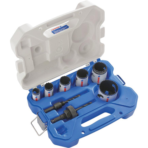 Lenox 30807700G Contractor's Speed Slot® Hole Saw Kit Contractor's Speed Slot<sup>®</sup> Hole Saw Kit, 9 Pieces - Each