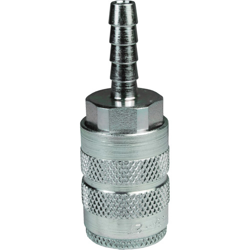 Dixon Group 3FS3 F-Series Pneumatic Manual Standard Hose Barb Coupler, Steel, 3/8", 500 psi-(Each)