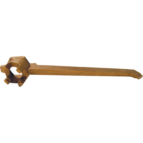 Dixon Group DPW Drum Plug Wrench, 12" Handle, Bronze-(Each)