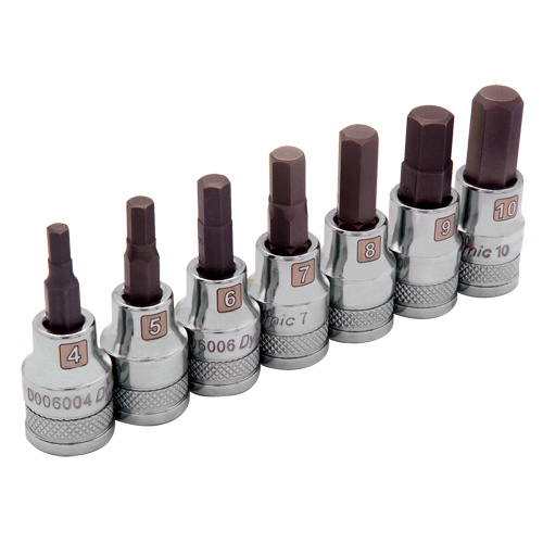 Dynamic Tools D010016 Standard Metric Socket Set Standard Metric Socket Set, 7 Pcs - Each