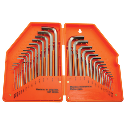 Dynamic Tools D043206 Hex Key Set, 30 Pcs., Metric & Imperial-(Each)