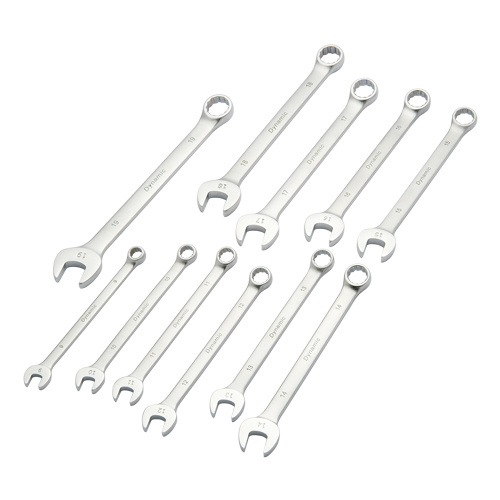 Dynamic Tools D074224 Wrench Set Wrench Set, Combination, 11 Pieces, Metric - Each