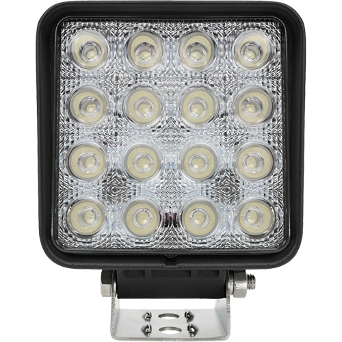 4" Square60° Floodlight, LED, 80 W, 9600/4000 Lumens-(Each)