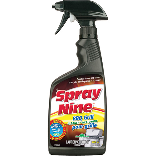 Spray Nine C15650 Spray Nine® BBQ Grill Cleaner Spray Nine<sup>®</sup> BBQ Grill Cleaner, 650 ml, Trigger Bottle - Bottle